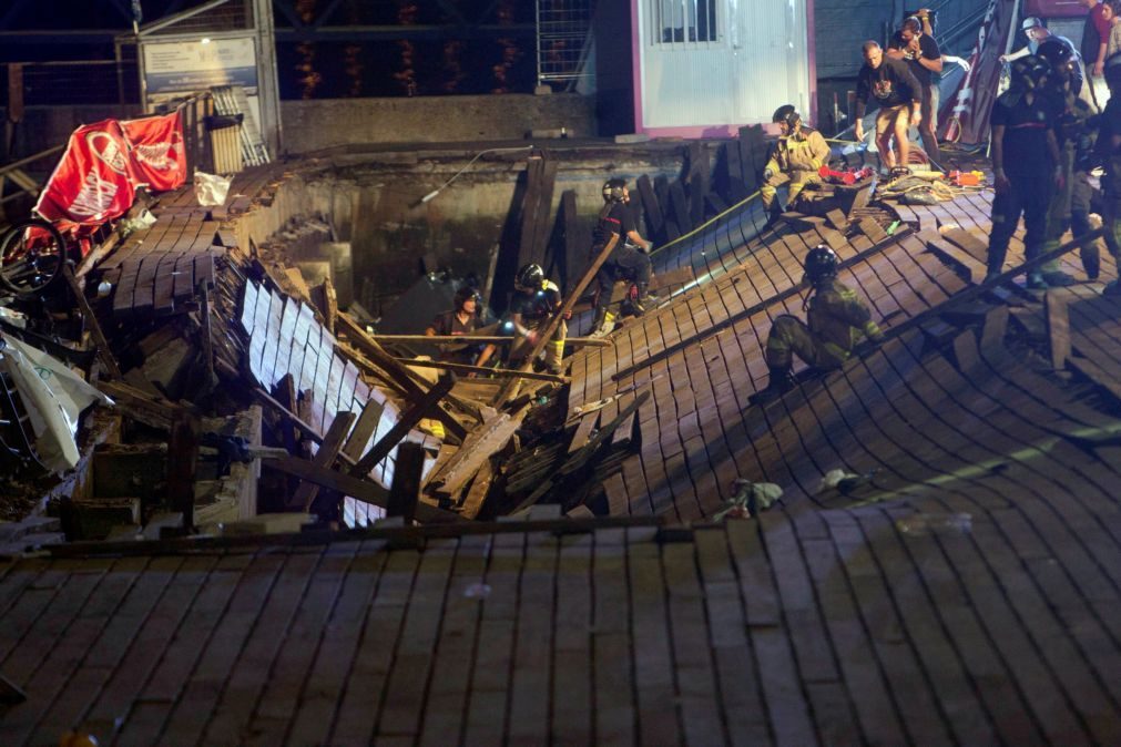 Mais de 260 feridos em queda de plafaforma em Vigo