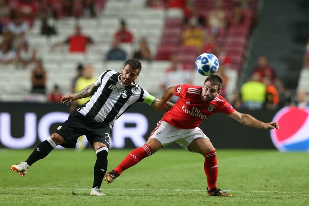 Benfica procura golos na Grécia para vencer o PAOK e chegar à Liga dos Campeões