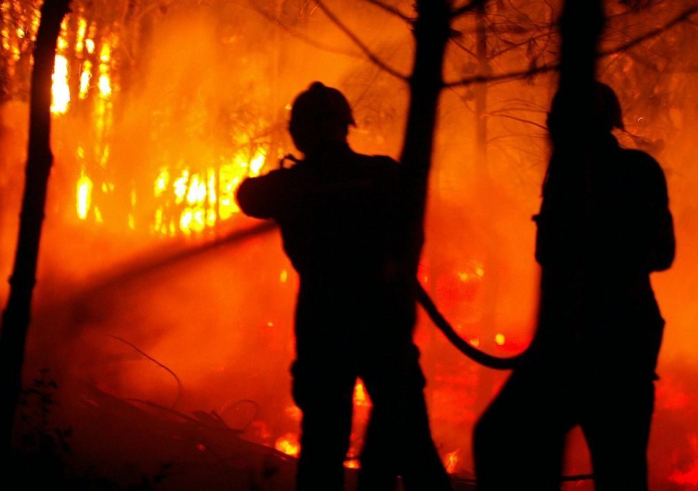 Fogo descontrolado em Barcelos combatido por mais de 70 bombeiros