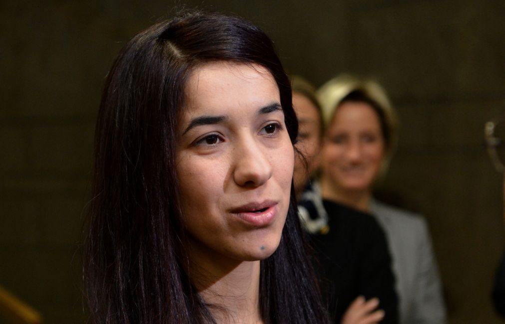 Nobel da Paz Nadia Murad insta comunidade internacional a juntar-se à sua luta