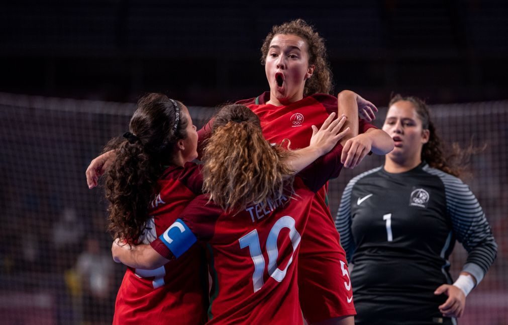 Seleção portuguesa feminina de futsal conquista ouro nos Jogos Olímpicos da Juventude