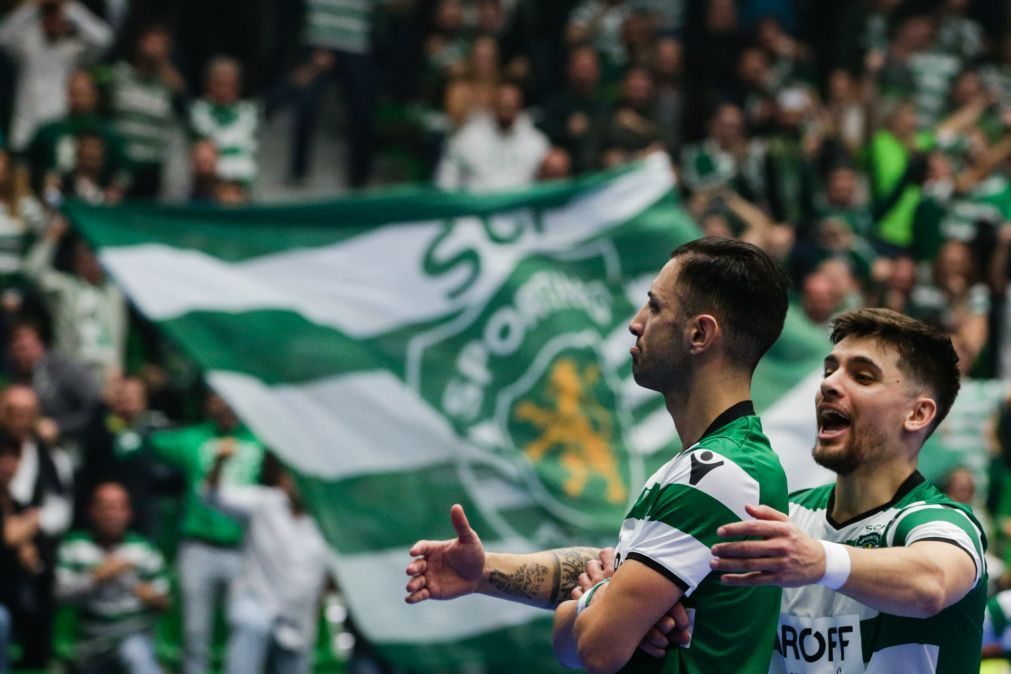 Sporting empata com Benfica e garante 'final four' da Liga dos Campeões de futsal