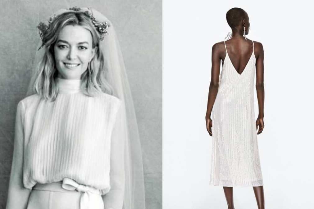 Enquanto a herdeira da Zara casava, marca lançou um vestido ideal para noivas low cost