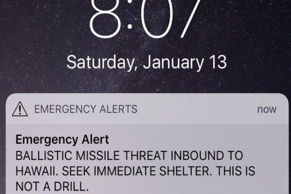 Homem processa Havai por enviar alerta falso sobre míssil que lhe causou ataque cardíaco