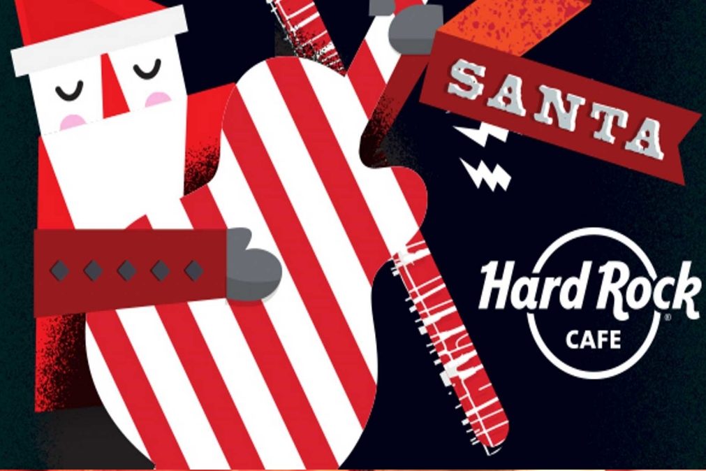 Hard Rock Café Lisboa recebe um convidado especial, o Pai Natal