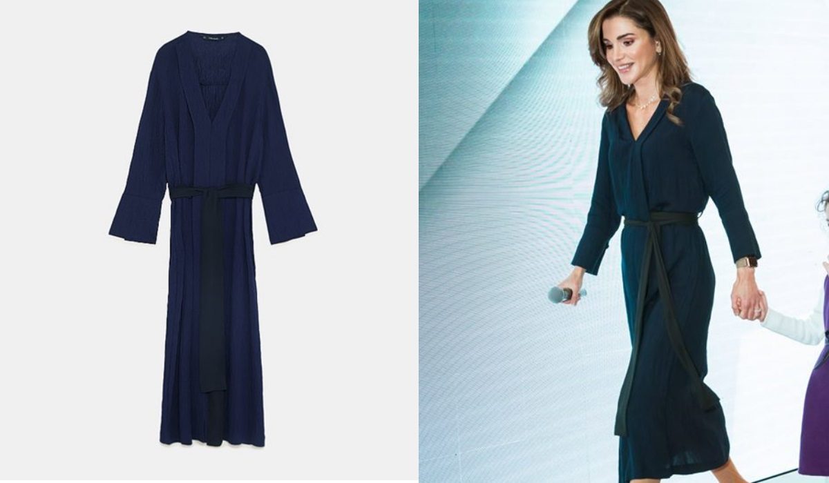 Rainha da Jordânia usa vestido que custa… menos de 40 euros!