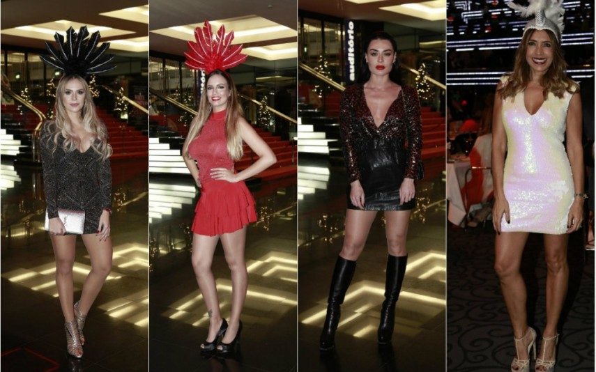 Samba invade o casino Os looks que marcaram a festa de aniversário da Clínica Milénio