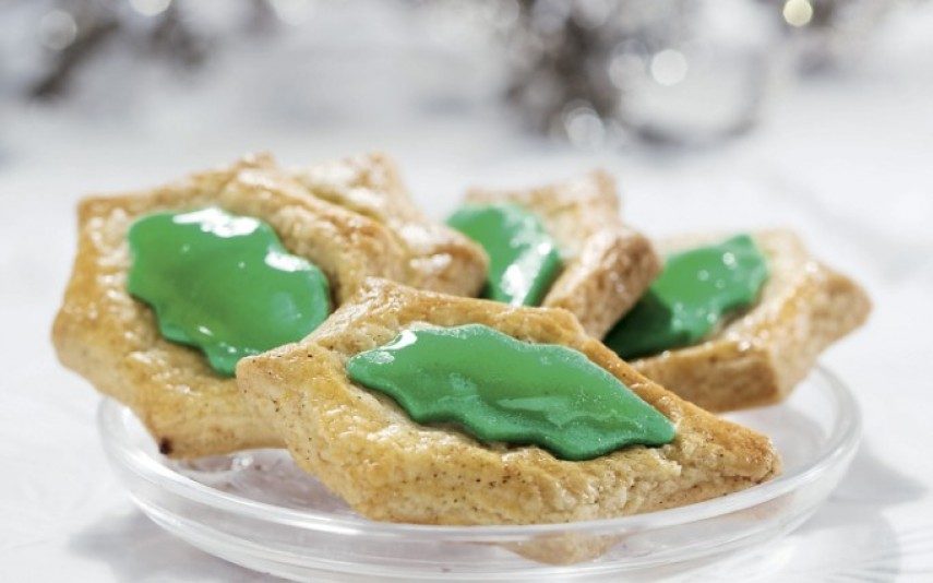 Receitas de Natal: Azevinhos de Biscoitos