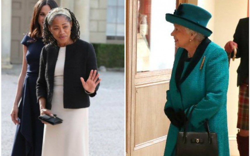 Rainha Isabel II leva «nega» da mãe de Meghan Markle