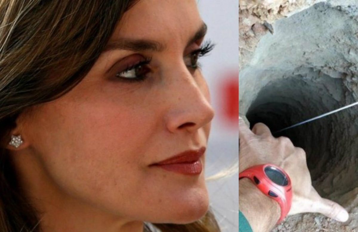 Rainha Letizia presta apoio à família do menino que caiu num poço com mais de 100 metros