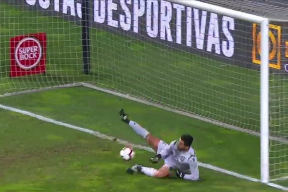 Esta defesa deu a vitória ao Sporting frente ao Braga na Taça da Liga [vídeos]