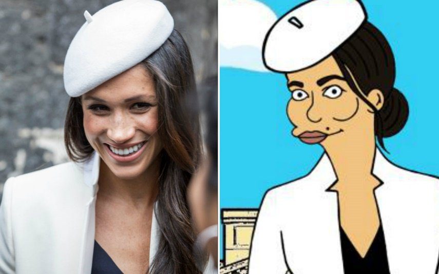 Meghan Markle em versão «Simpsons» torna-se viral