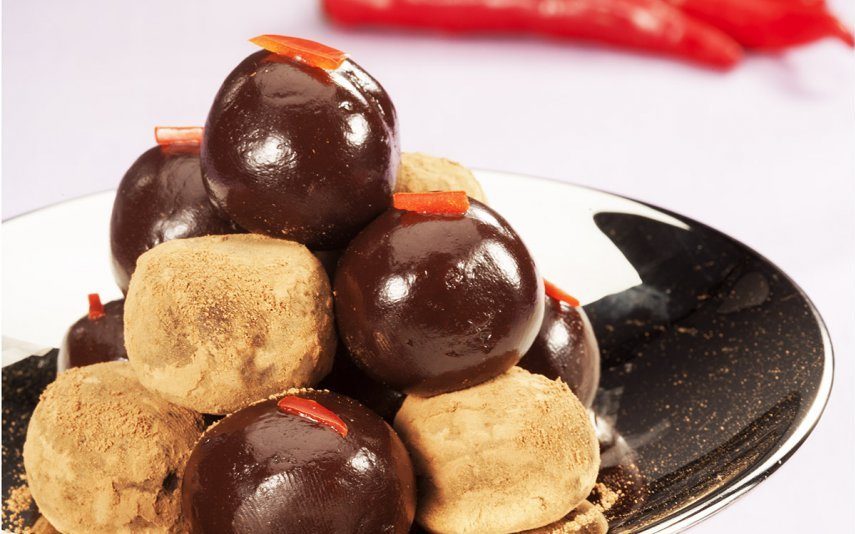 Dia dos Namorados: Trufas de chocolate e malagueta