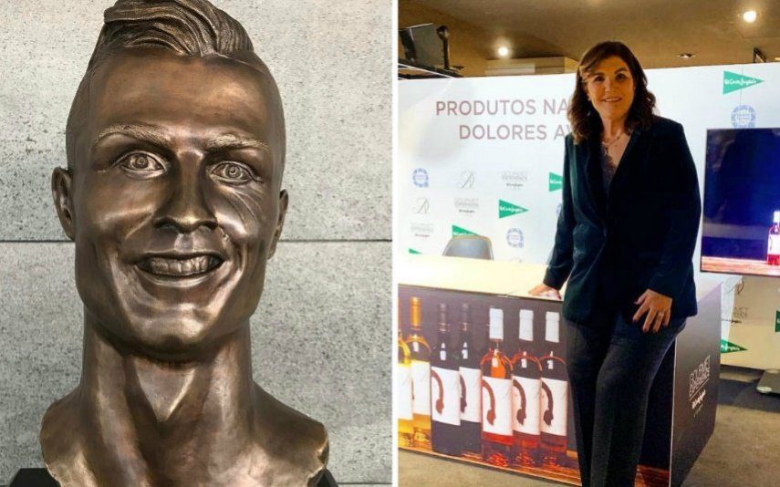 Mãe de Cristiano Ronaldo já tem busto igual ao do filho