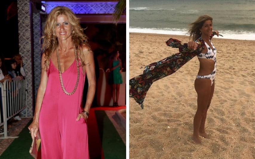 Bibá Pitta exibe corpo desnudo aos 53 anos nas águas cristalinas do Brasil
