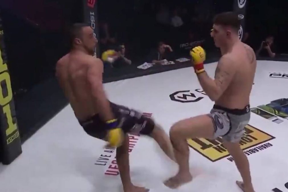 Lutador de MMA parte a perna ao pontapear adversário [vídeo +18]