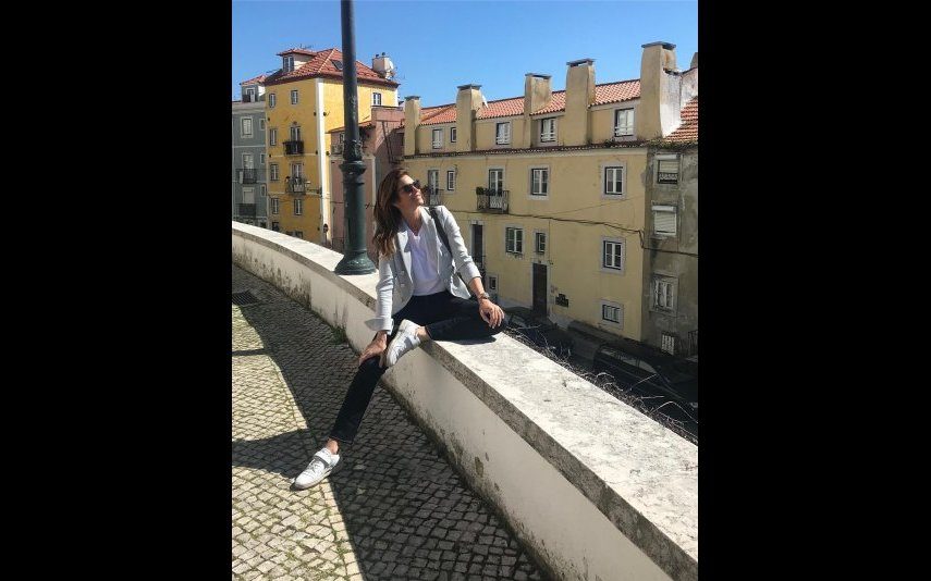 Cindy Crawford passeia em Portugal
