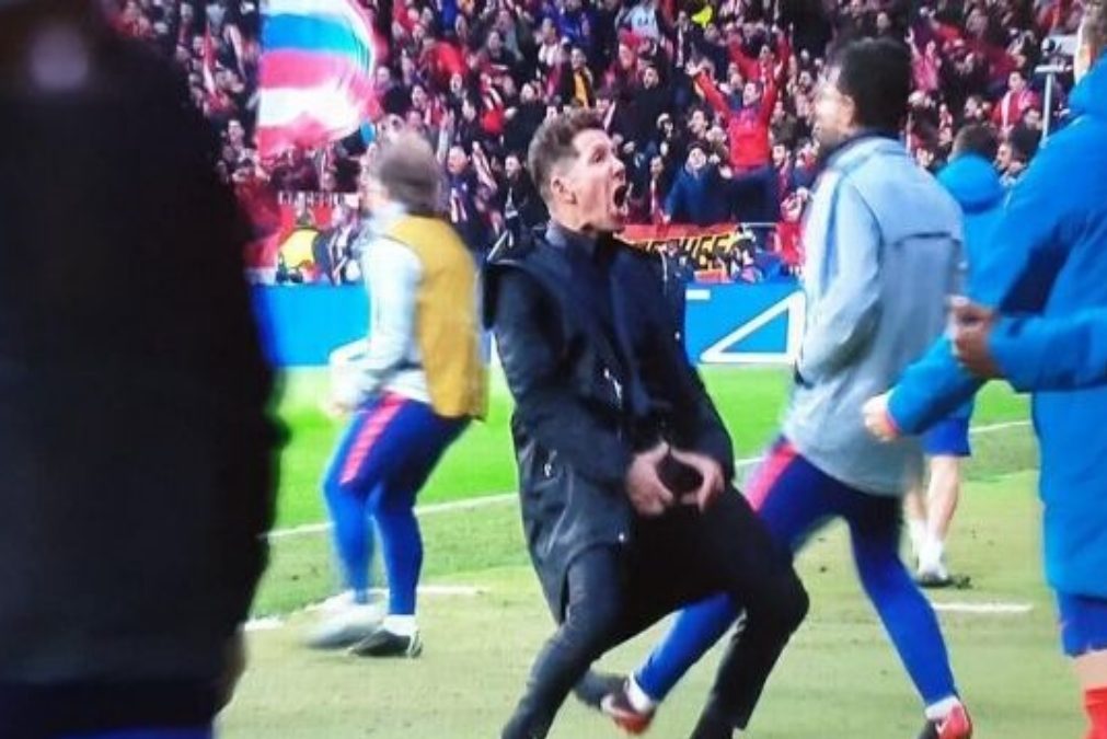 Ronaldo responde a gesto obsceno de Diego Simeone [vídeo]