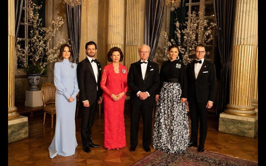 Sílvia e Carlos Gustavo Reis da Suécia brindam com… Moscatel português