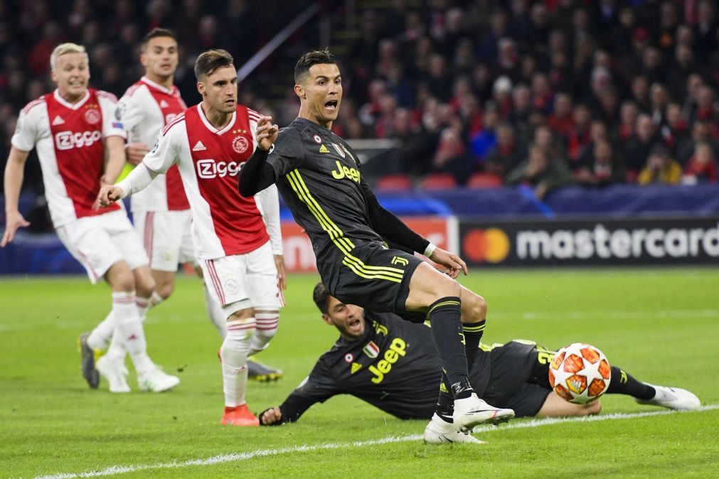 Golo de Ronaldo garante empate da Juventus frente ao Ajax