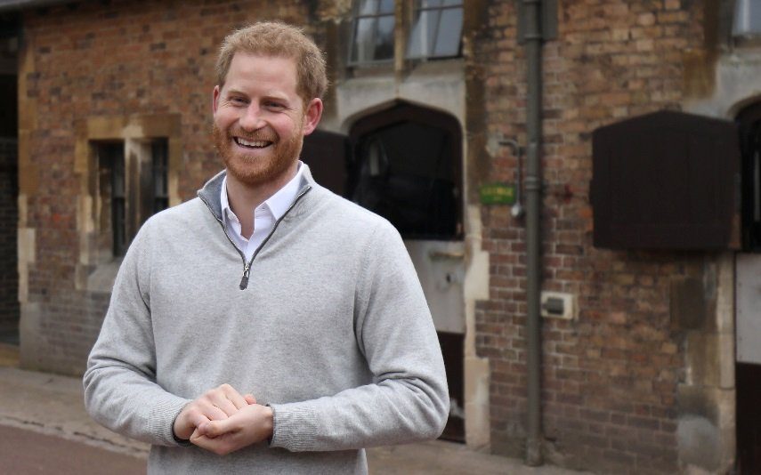 Harry está tão feliz que protagoniza momento insólito Nem os cavalos escapam aos agradecimentos (vídeo)