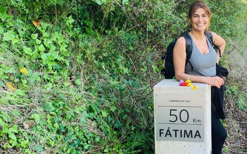 Liliana Campos Apresentadora chega a Fátima e assume: «Estou dorida, moída e com sono»