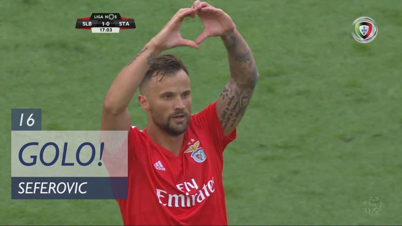 16' [1-0] Golo do Benfica! [vídeo]