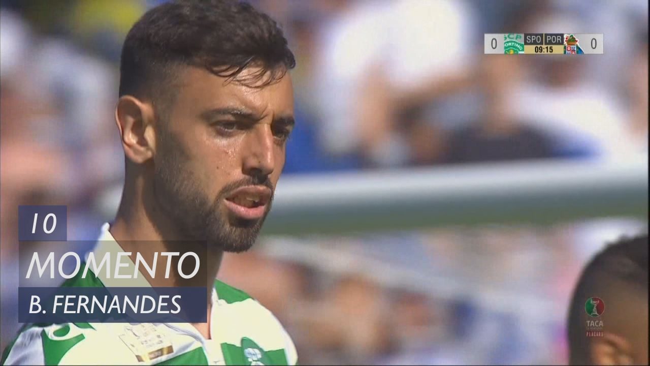 Taça de Portugal [10'] Bruno Fernandes quase abre o ativo [vídeo]