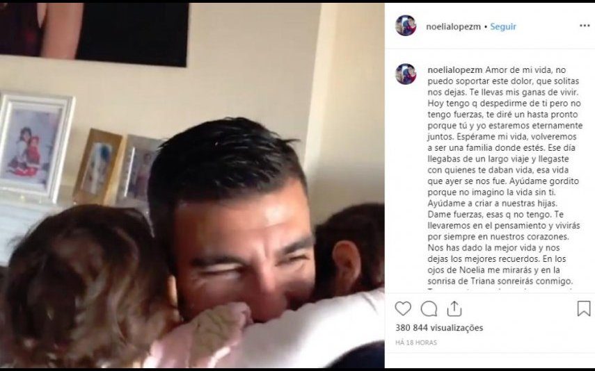 As mensagens de despedida da família de José Antonio Reyes