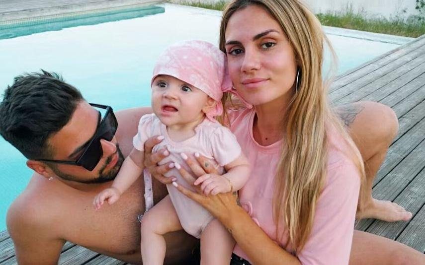 Aos oito meses, filha de Liliana Filipa e Daniel Gregório já anda de Mercedes (vídeo)