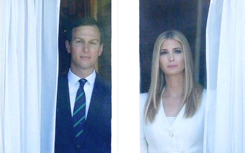 Ivanka Trump e Jared Kushner A foto que está a amedrontar a internet