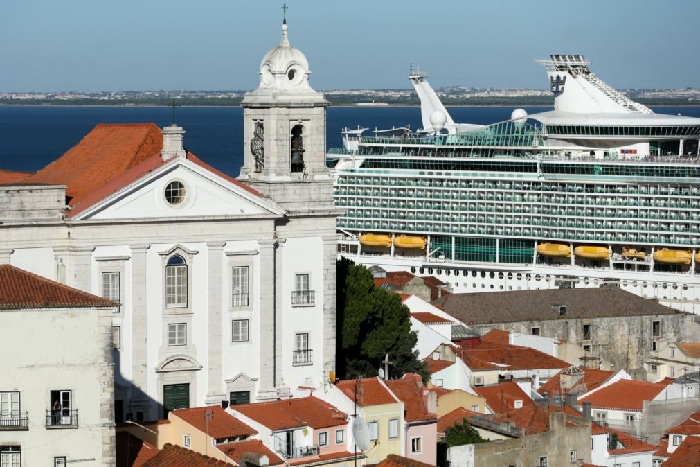 Lisboa recordista de navios de cruzeiro em 2017 é sexta cidade com mais poluição