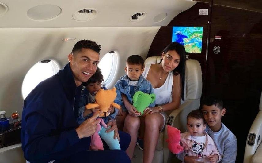 É aqui que Cristiano Ronaldo está de férias com a família