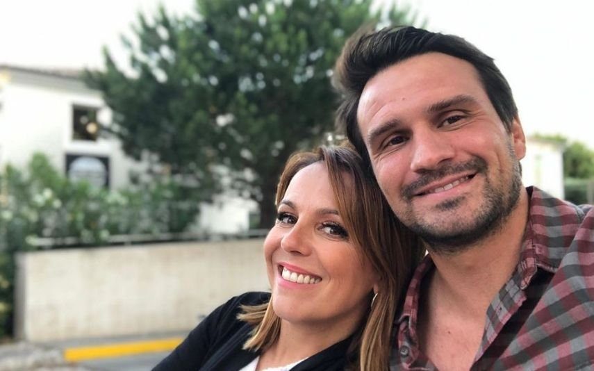 Tânia Ribas de Oliveira surpreendida pelo marido
