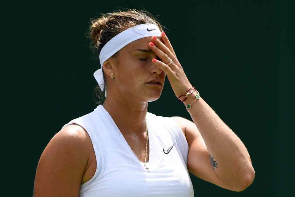 Aryna Sabalenka despachada na primeira ronda de Wimbledon
