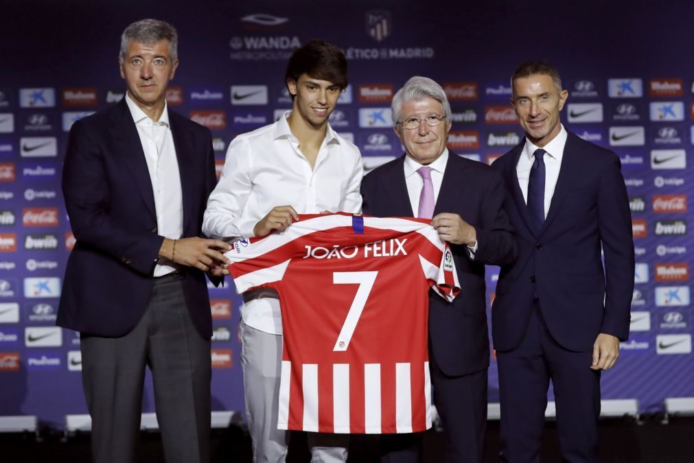 João Félix apresentado em Madrid: «Cristiano Ronaldo? Estou aqui para ser lembrado como João Félix»