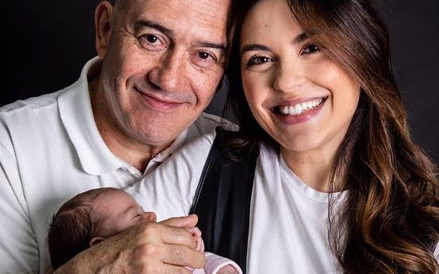 Sara Barradas E José Raposo Em passeio com a filha (foto)