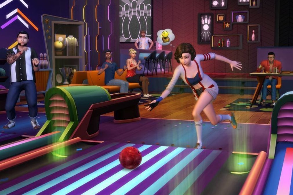 Prepara-te para a nova expansão The Sims™ 4 Bowling Night
