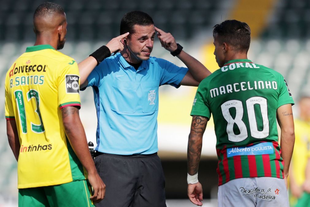 Rodrigo Pinho aponta golo da vitória do Marítimo em Paços de Ferreira