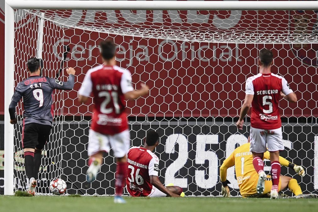 Benfica goleia em Braga e iguala FC Porto na segunda posição [vídeo]