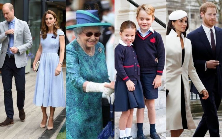 Família Real Britânica De feijão a repolho: eis as alcunhas caricatas e amorosas da realeza