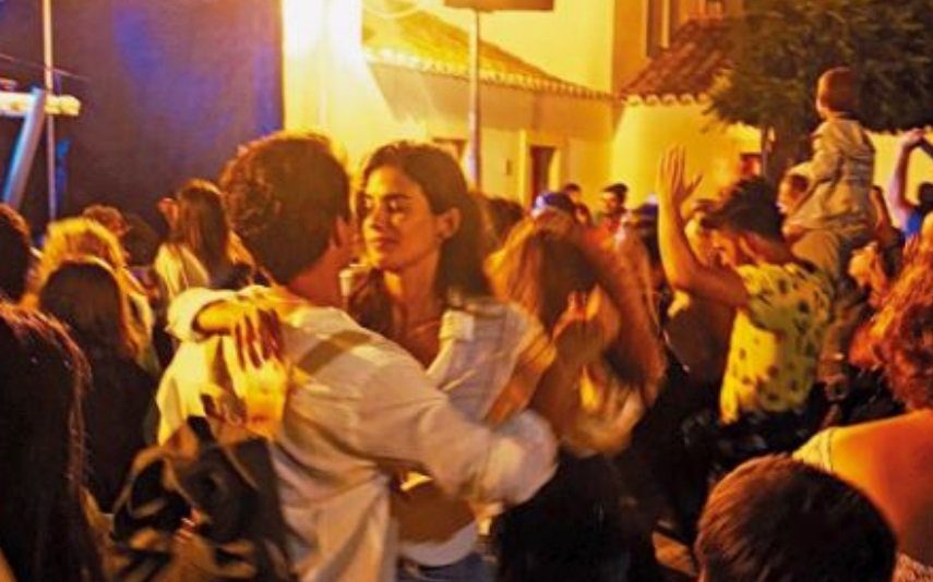 José Mata e Isabela Valadeiro Apanhados aos beijos no Alentejo