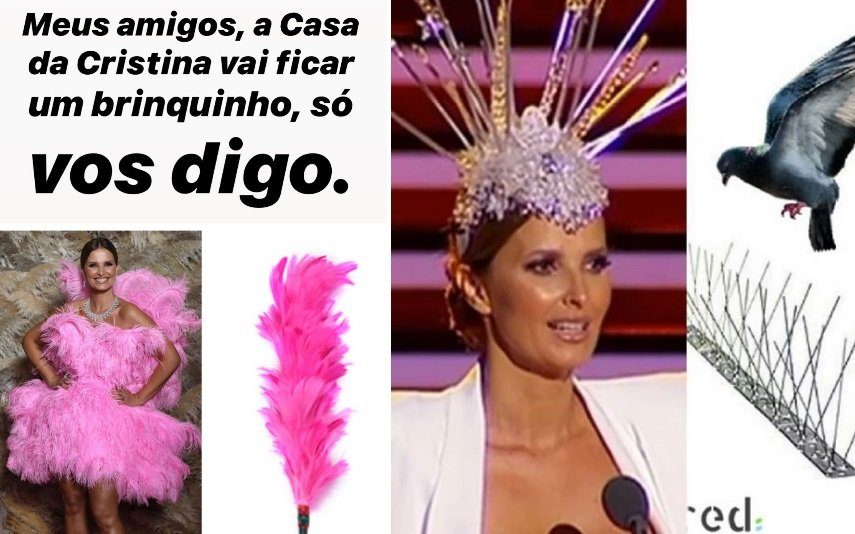 Cristina Ferreira vira paródia Eis os 20 memes que retratam os looks da apresentadora