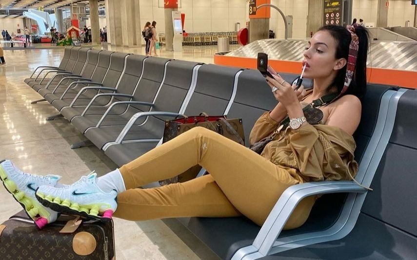 Georgina Rodríguez viaja em grande estilo As luxuosas malas que custam mais de 4 mil euros