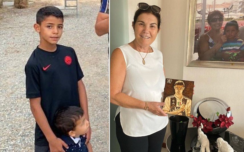 Tal pai tal filho Dolores Aveiro revela foto inédita de Cristiano Ronaldo e as parecenças estão à vista