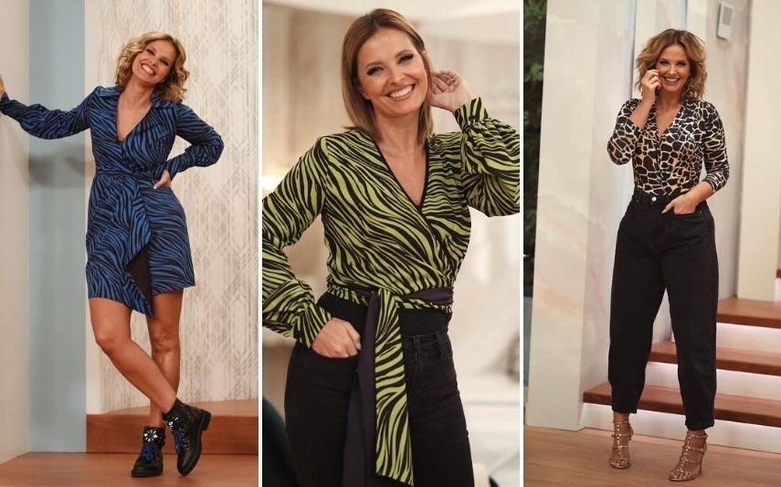 Cristina Ferreira Padrões de animal são a nova aposta dos looks da apresentadora