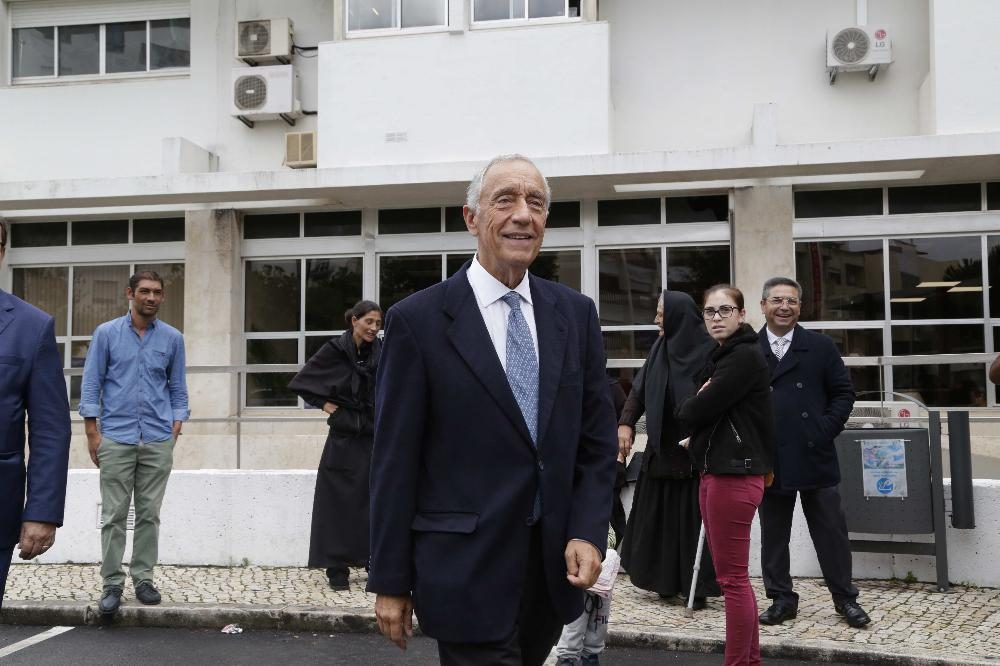 Marcelo Rebelo de Sousa à saída do hospital: «Sinto-me melhor do que me sentia ontem»