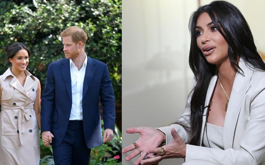 Kim Kardashian Identifica-se com o sofrimento de Harry e Meghan