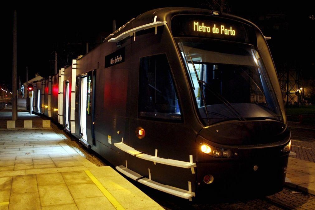 Circulação do metro condicionada na Maia devido à festa de Passagem de Ano