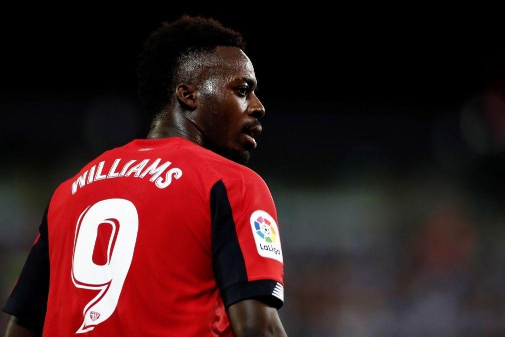 Liga Espanhola apresenta queixa à Federação por insultos racistas a Iñaki Williams